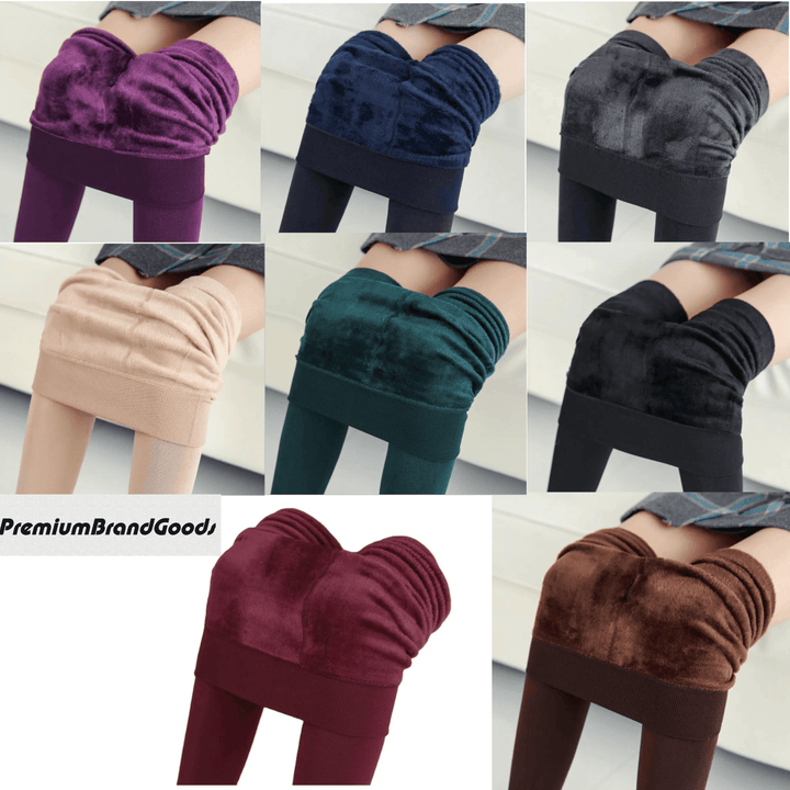 Hot! Women‚Äôs Extra Fleece Leggings High Waist Soft Stretchy Warm