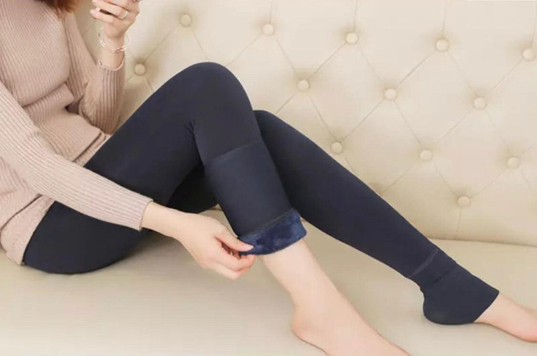 Hot! Women‚Äôs Extra Fleece Leggings High Waist Soft Stretchy Warm