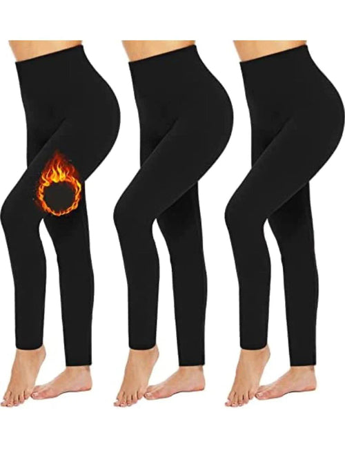 Hot! Women‚Äôs Extra Fleece Leggings High Waist Soft Stretchy Warm