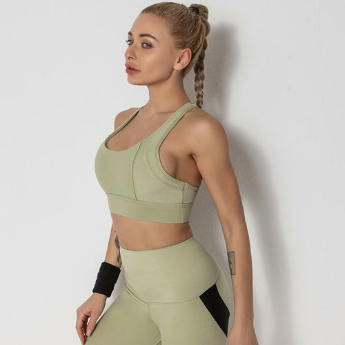 Stretch Breathable Yoga Sports Bra Top