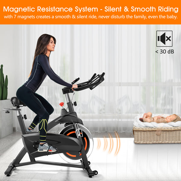 Indoor Spin Bike Cycling Stationary Exercise Bikes for Home Gym