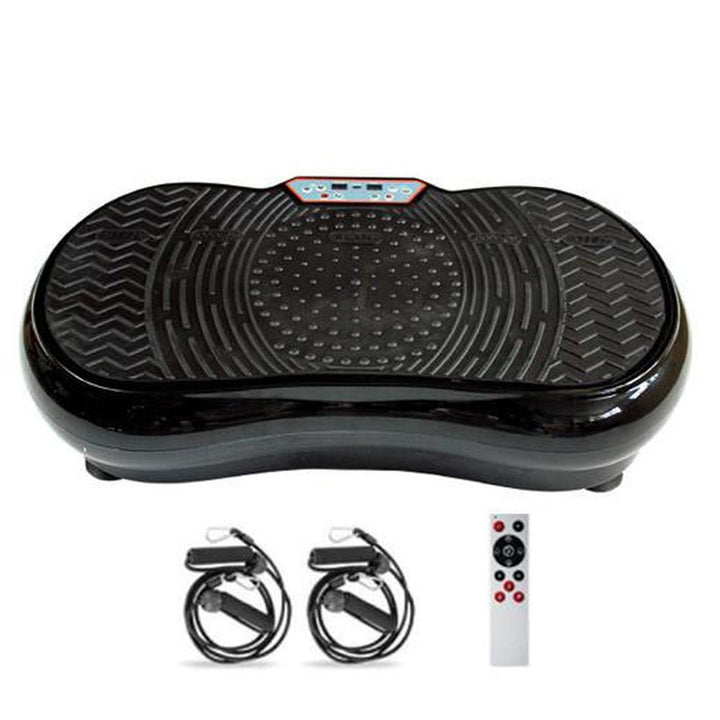 Black Vibration Machine Platform Plate Vibrating Power Shape Exercise