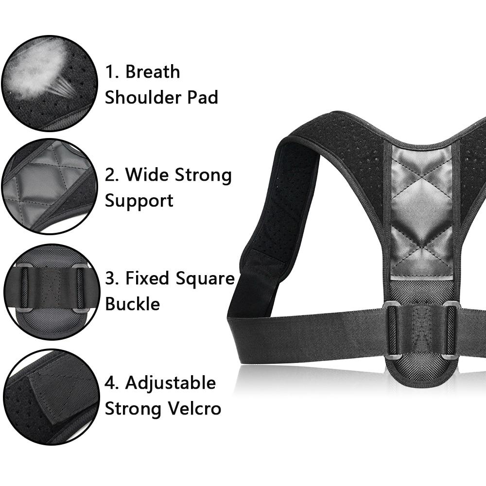 Unisex Adjustable Back Posture Corrector
